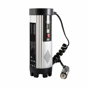 ModeCom MC-R015 Inverter - 150W Autóhoz (230V kimenet (15A); 5V USB kimenet; szivargyújtó-csatlakozó; fekete-ezüst)