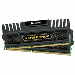 Corsair (CMZ4GX3M2A1600C9) 4GB Kit (2x2GB) DDR3, 1600MHz, 9-9-9-24 Vengeance - 1.5V