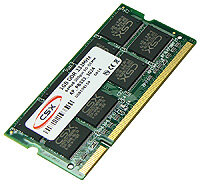 CSX ALPHA Notebook 2GB DDR3 (1333Mhz, 128x8, CL9) Standard memória