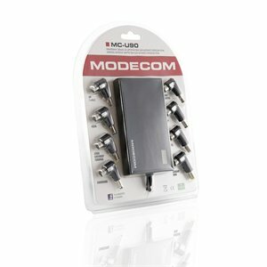 ModeCom 90W - Notebook Adapter (c.sz:Royal MC-U90; 15-24V kimenet; fekete)