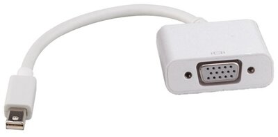 Roline mini DisplayPort M - D-Sub(15) F Adapterkábel 0.15m Fehér