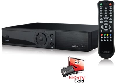 ALCOR Wizard - Android Conax DVB-T Box + 12 havi MindigTV Extra Alap Előfizetés