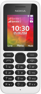 Nokia 130 DS fehér mobiltelefon