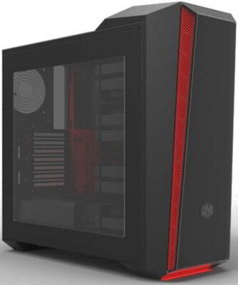 Cooler Master MasterBox 5t Window Számítógépház - Piros/Fekete