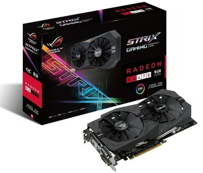 Asus ROG Strix RX 470 O8G Gaming 8GB GDDR5 Videókártya