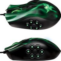 Razer Naga Hex USB Lézer Egér - Zöld
