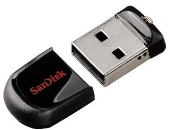 Sandisk 64GB Cruzer Fit USB 2.0 Black