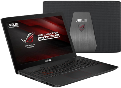 Asus ROG GL552VW-CN517D 15,6" Gamer Notebook - Fekete