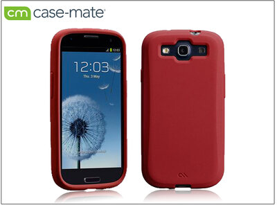 Samsung i9300 Galaxy S III hátlap - Case-Mate Smooth - red