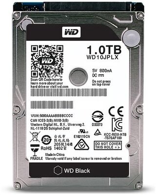 Western Digital 1TB Black SATA3 2.5" notebook HDD