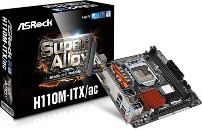 ASRock H110M-ITX/AC - Alaplap