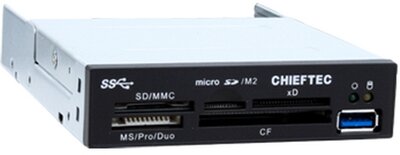 Chieftec CRD-601-U3 USB 3.0 all in 1 3,5" beépíthető kártyaolvasó