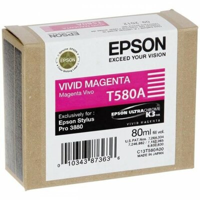 Epson T580 VIVID 80 ML C13T580A00 toner magenta