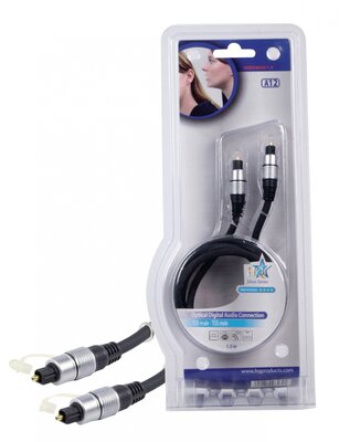 HQ HQSS4623/1.5 Digitális Optikai Audio Kábel 1.5m (Toslink apa - Toslink apa)