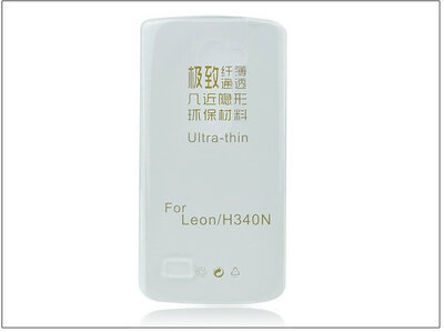 Haffner Ultra Slim 0,3 mm LG H340N Leon szilikon hátlap - Átlátszó