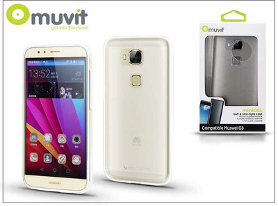 Muvit miniGel Huawei G8 hátlap Átlátszó