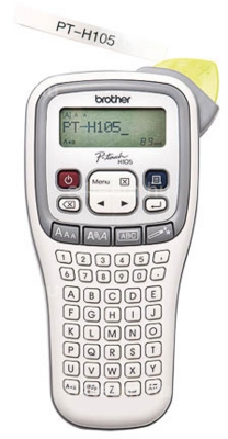 Brother PT-H105 (PTH105WBG1) hordozható címkenyomtató, fehér-szürke