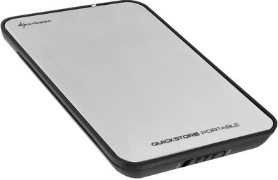Sharkoon QuickStore Portable 2.5" USB 2.0 Silver (USB 2.0 - SATA)