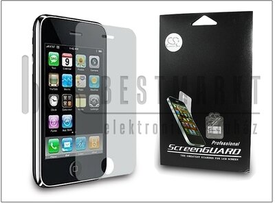Apple iPhone 3G/3GS képernyővédő fólia - Frosted - 1 db/csomag