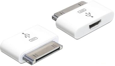 Delock 65357 iPhone / iPad 30pin apa > USB micro-B anya adapter