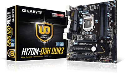 Gigabyte H170M-D3H DDR3 - Alaplap