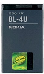 Nokia BL-4U, 1000mAh, Li-ion, gyári, csomagolás nélkül
