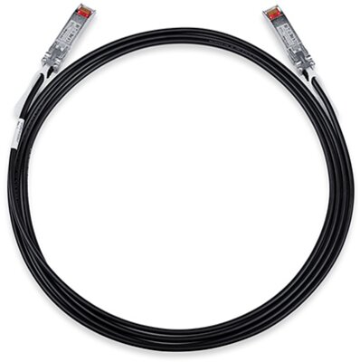 TP-Link TXC432-CU1M Direkt csatlakozós Gigabit SFP+ kábel 1m Fekete