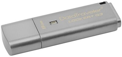 Kingston 8GB USB3.0 DataTraveler Locker+ G3 ezüst