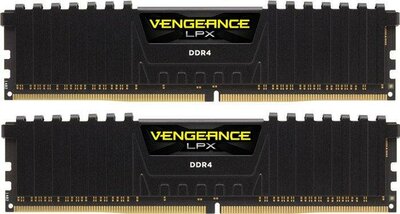 Corsair Vengeance LPX - DDR4-3200 2x8GB memória Fekete