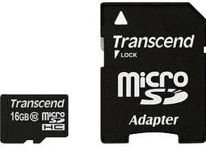 Transcend 16GB MicroSDHC Class10 U1