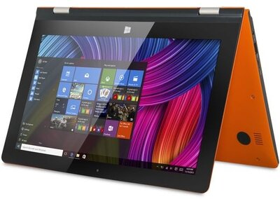 GOCLEVER Freedom 1160 - Orange - 360 fokban fordítható netbook (Intel quad-core, Windows 10)