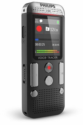 Philips DVT2500 Diktafon - Fekete Króm