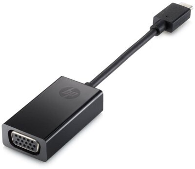 HP P7Z54AA D-Sub(15) F - USB Type-C M Adapterkábel 0.1m - Fekete