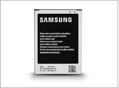 Samsung i9190 Galaxy S4 Mini gyári akkumulátor - Li-Ion 1900 mAh - B500BK NFC (csomagolás nélküli)