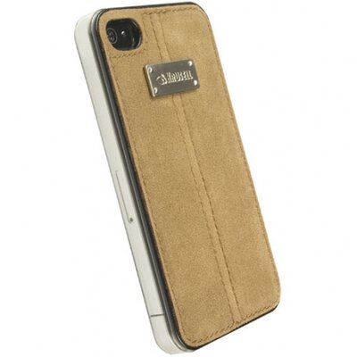 Krusell Mobile Case Luna Brown Faux Nubuck UnderCover Apple iPhone 4