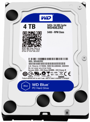 Western Digital Blue 4TB / 3.5" / SATA3 merevlemez
