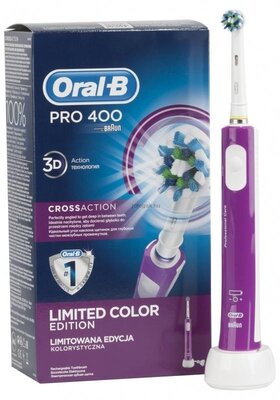 Oral-B D16.513 Braun Pro 400 CrossAction elektromos fogkefe Lila