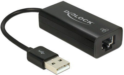 Delock Adapter USB 2.0 > LAN 10/100 Mb/s