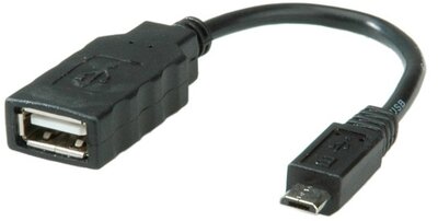 Roline USB2.0 OTG kábel - 0.15