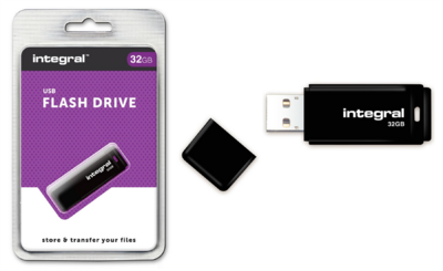 Integral 32GB USB 2.0 Pendrive - Fekete