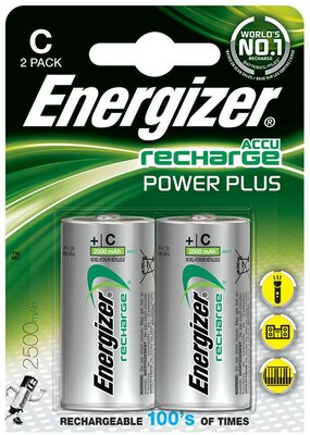 Energizer Power Plus HR14 C Újratölthető Baby-elem (2db/csomag)