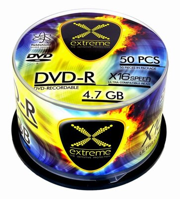Esperanza DVD-R Extreme írható DVD lemez 50db / henger