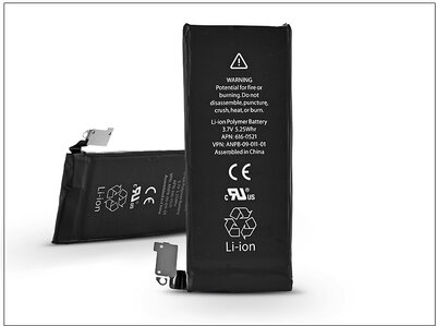 Apple iPhone 4 gyári akkumulátor - Li-Ion 1420 mAh (bontott/bevizsgált)