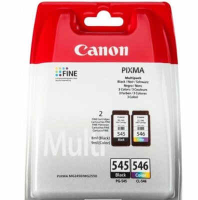 Canon PG-545 +CL-546 Tintapatron Multipack (Fekete + Tri-Colour)