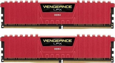 Corsair 16GB /3600 Vengeance LPX Red DDR4 RAM KIT (2x8GB)