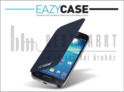 Samsung i9190 Galaxy S4 Mini flipes hátlap - EF-FI919BBEGSTD utángyártott - dark blue