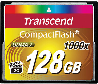 Transcend Compact Flash 1000X - 128GB - Memóriakártya