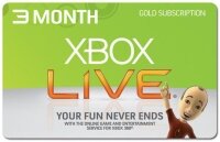 Xbox360 Live 3 hónapos Gold Card