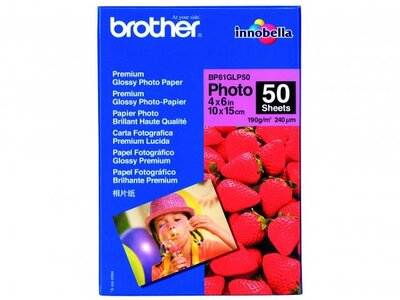 Brother Fotópapír BP61GLP50, 50db/csomag
