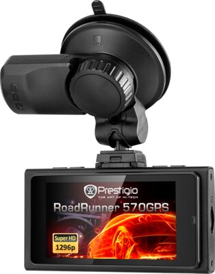 Prestigio RoadRunner 570GPSb Autóskamera Fekete